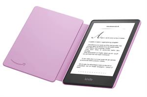 eBookReader Amazon Paperwhite 5 2021 læder cover lavendel inde i